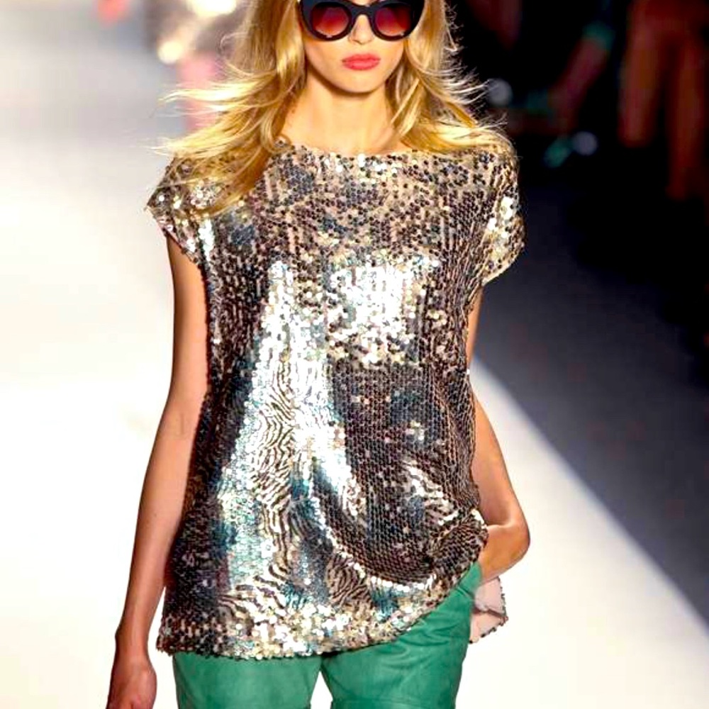 Rachel Zoe Sequin Top
